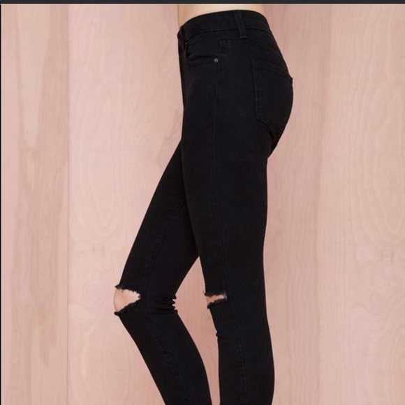 Nasty Gal black “Renegade” skinny jeans - Picture 5 of 11